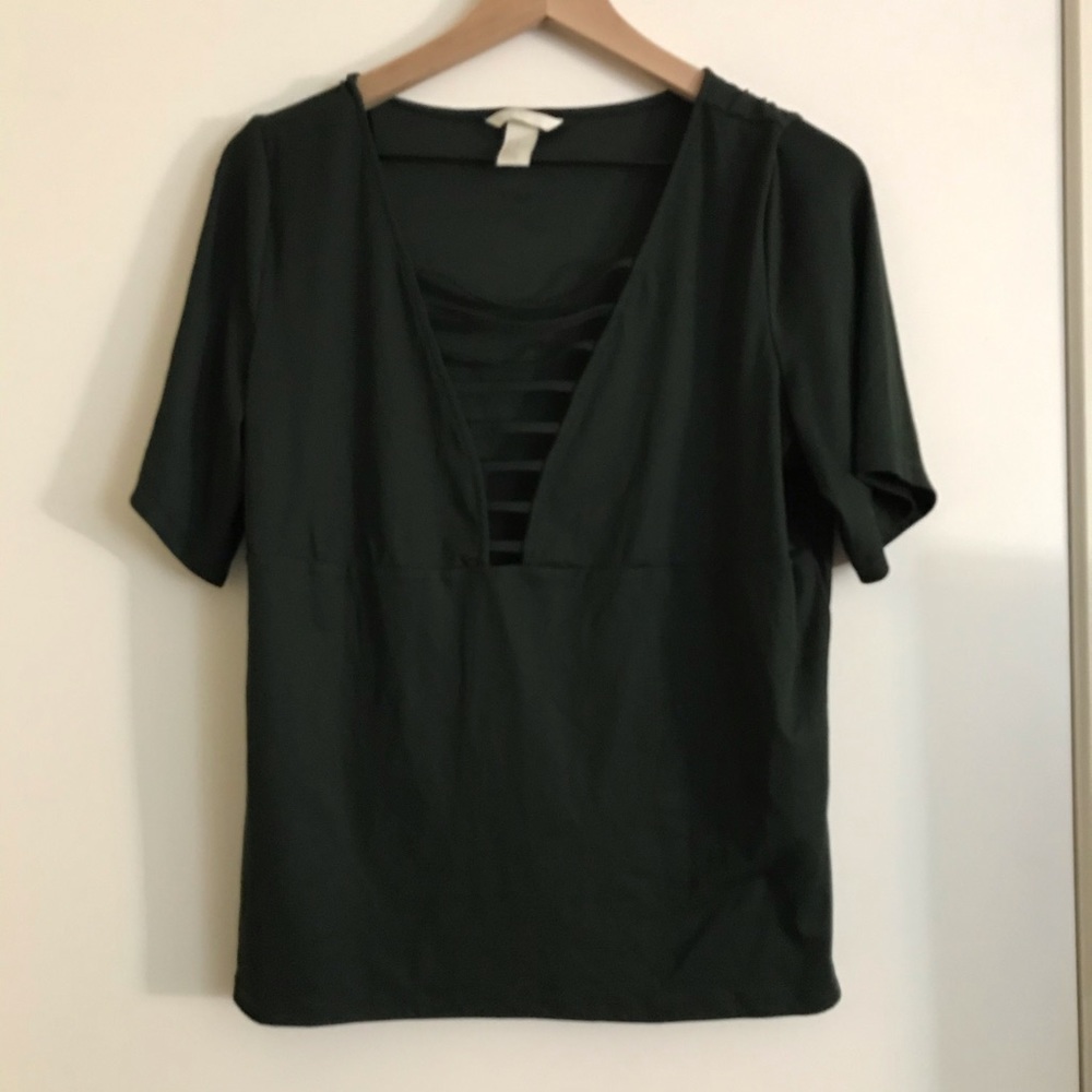 Dark Forest Green Top